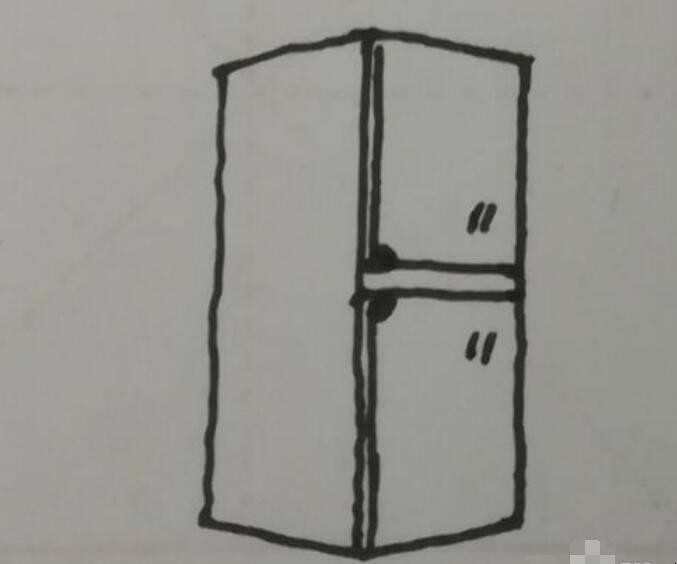 冰箱的简笔画怎么画
